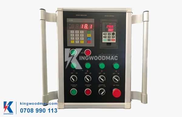 Hệ thống điều khiển máy cào cước 1m3 4 trục | Kingwoodmac