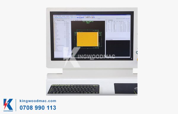 Màn hình điều khiển máy khoan ván 6 mặt cnc | Kingwoodmac