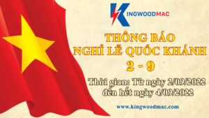 Thông báo nghỉ lễ Quốc Khánh 2-9 | KINGWOODMAC