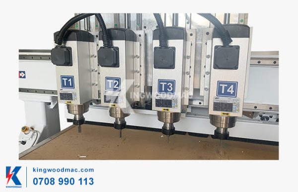4 đầu gia công máy phay cnc nesting 4 đầu full line PRO 4H | Kingwoodmac
