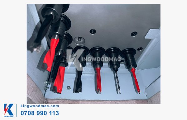 Cụm khoan máy cnc router 2 đầu | Kingwoodmac