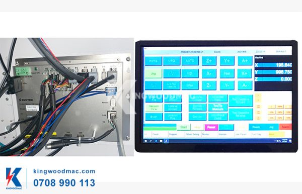 Hệ điều khiển syntec máy phay 4 đầu cnc nesting NEST 4AP | Kingwoodmac