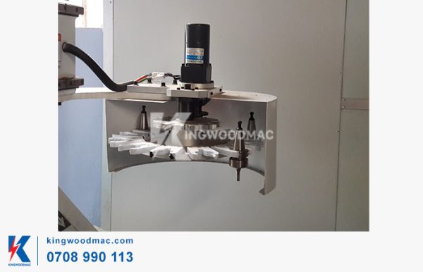 MÁY PHAY CNC ROUTER - KW 1325 Khay thay dao tròn máy phay cnc router KW 1325 | Kingwoodmac