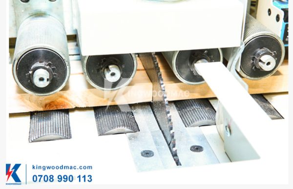 Rulo đè phôi máy cưa cắt ngang khuyết tật | Kingwoodmac