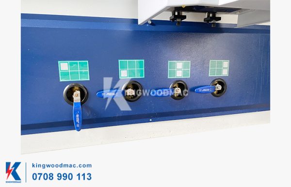 Van mở bàn hút chân không máy cnc router 2 bàn KW 1350 TC2 4 | Kingwoodmac