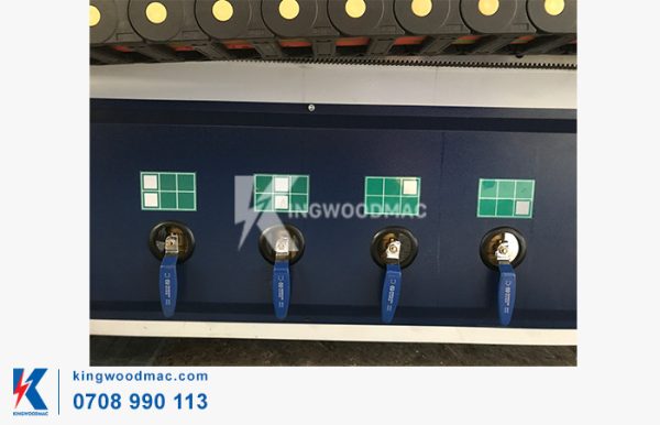 MÁY PHAY CNC NESTING CẤP PHÔI TỰ ĐỘNG - KW 1325 R1B AL Van tắt mở chân không máy phay cnc nesting cấp phôi tự động KW 1325 R1B AL | Kingwoodmac