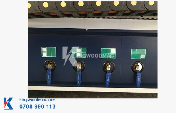 Van tắt mở chân không máy phay khoan cnc thay dao tự động KW 1325 R1BP | Kingwoodmac