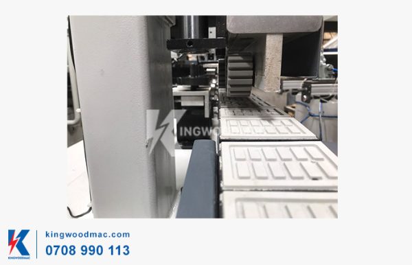 MÁY DÁN NẸP L - KWWM EDGE L EVA Băng tải đưa phôi của máy dán nẹp L - KWWM EDGE L EVA | Kingwoodmac