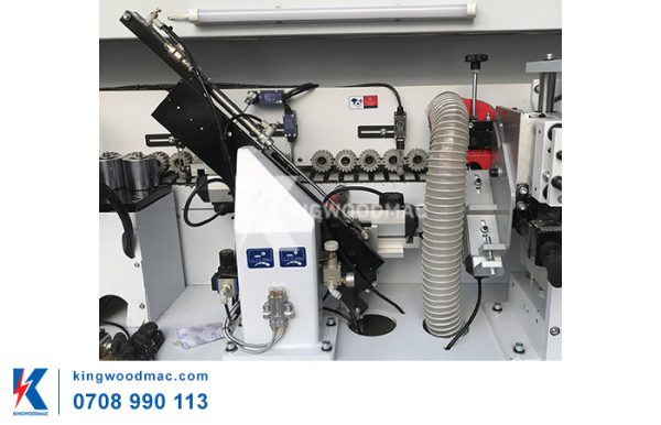 Cắt đầu đuôi của máy dán cạnh 4 chức năng tự động - KW 528E | Kingwoodmac