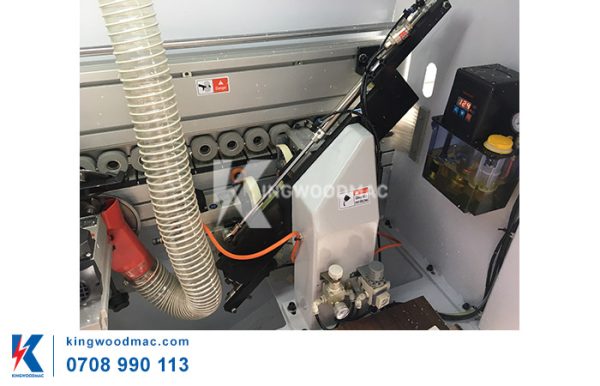 Cụm cắt đầu đuôi của máy dán cạnh veneer có chà nhám - KW 360JS | Kingwoodmac