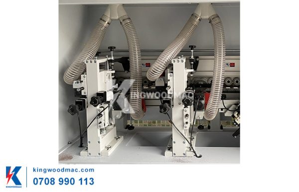 Cụm xén trên dưới của máy dán cạnh nẹp gỗ tự động - KW 360 WS AF | Kingwoodmac