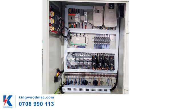 MÁY BÀO GỖ 4 MẶT 6 TRỤC - KWVK 618DD Hệ thống điện KWVK 618DD | Kingwoodmac