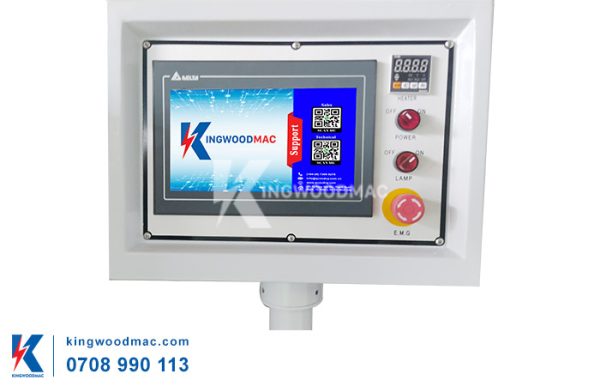 Màn hình của máy dán cạnh 8 chức năng tự động - KW 450DJ | Kingwoodmac