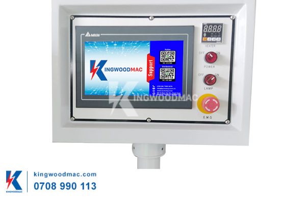 Màn hình của máy dán cạnh 9 chức năng phay rãnh - KW 480DJK | Kingwoodmac