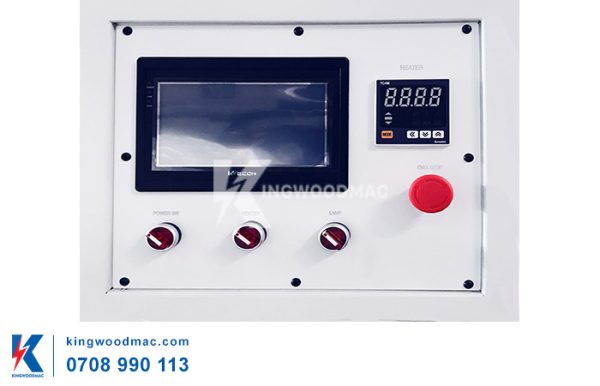 Màn hình của máy dán cạnh full chức năng tự động - KWHH 450 | Kingwoodmac