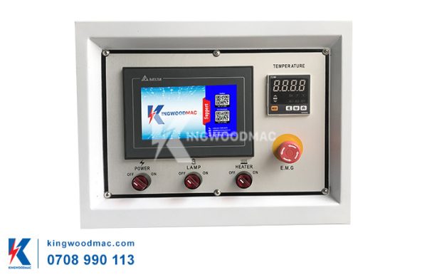 Màn hình của máy dán cạnh nẹp gỗ tự động - KW 360 WS AF | Kingwoodmac