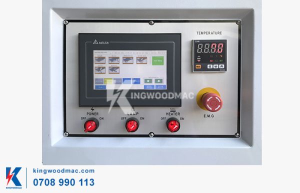 Màn hình của máy dán cạnh thẳng 5 chức năng tự động - VERMAX 80 | Kingwoodmac