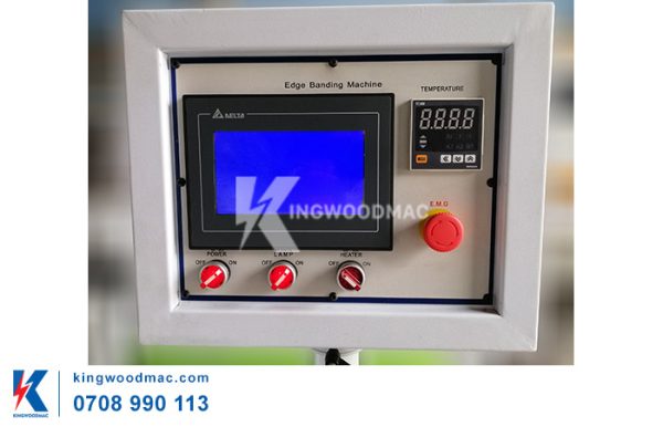 Màn hình của máy dán cạnh tự động 5 chức năng - KWBL 360 | Kingwoodmac