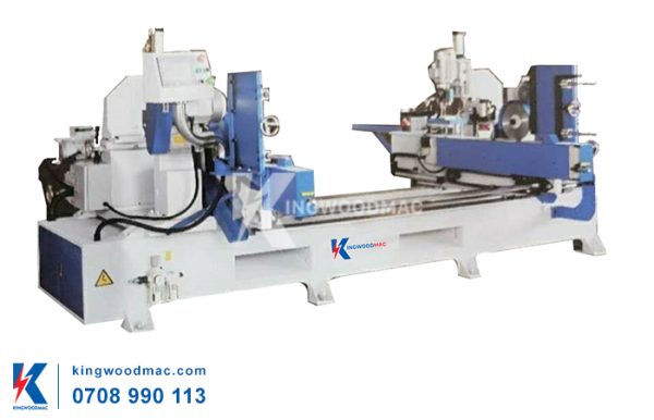 Máy cưa cắt khoan 2 đầu - KWFDL 28AL 2.4M | Kingwoodmac