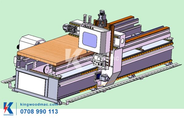 Máy phay ổ khóa cửa 3D KW 1H2LD | Kingwoodmac