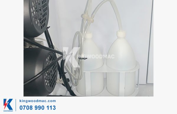 MÁY CẮT XÉN DÁN CẠNH BO GÓC TỰ ĐỘNG - MICHAEL 4CR Phun dung dịch máy cắt xén dán cạnh tự động | Kingwoodmac