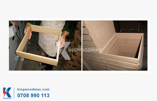 Sản phẩm máy ghép khung hộc tủ cao tần KW DB62H400 | Kingwoodmac