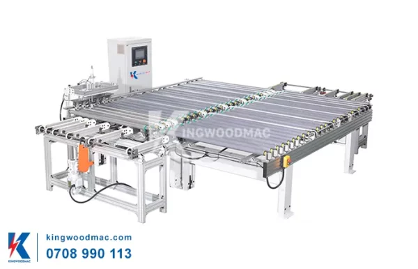 bàn rulo chuyển phôi máy dán cạnh