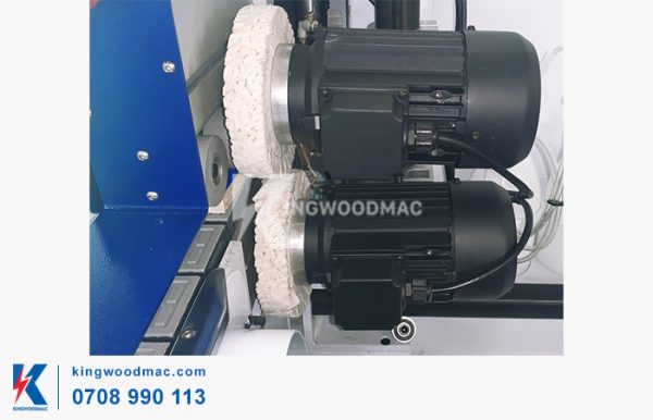 MÁY CẮT XÉN DÁN CẠNH THẲNG TỰ ĐỘNG - MICHAEL 4 Cụm đánh bóng máy cắt xén dán cạnh thẳng tự động | Kingwoodmac
