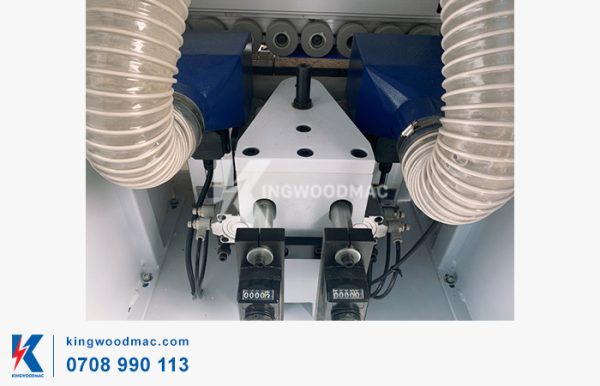 MÁY CẮT XÉN DÁN CẠNH THẲNG TỰ ĐỘNG - MICHAEL 4 Cụm phay máy cắt xén dán cạnh thẳng tự động | Kingwoodmac