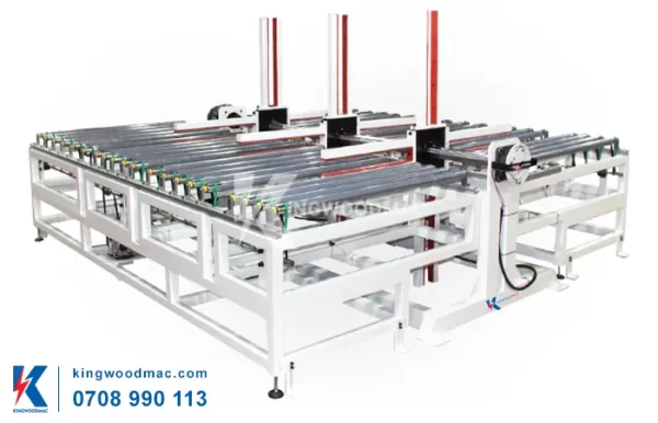 hệ thông băng tải lật phôi