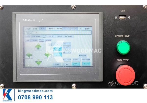 Màn hình điều khiển máy khoan ngang cnc định vị laser KWCK 3000 | Kingwoodmac