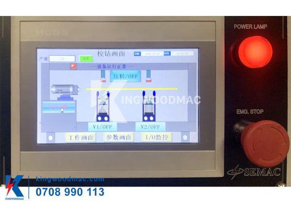 MÁY KHOAN LIÊN KẾT 3 ĐẦU - KW 21T3 Hệ thống điều khiển máy khoan liên kết 3 đầu - KW 21T3 | Kingwoodmac