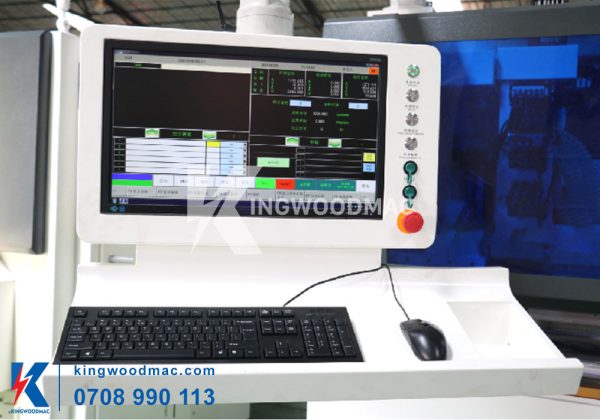 MÁY KHOAN GỖ CÔNG NGHIỆP 6 MẶT - KW 612S Màn hình điều khiển máy khoan gỗ công nghiệp 6 mặt - KW 612S | Kingwoodmac