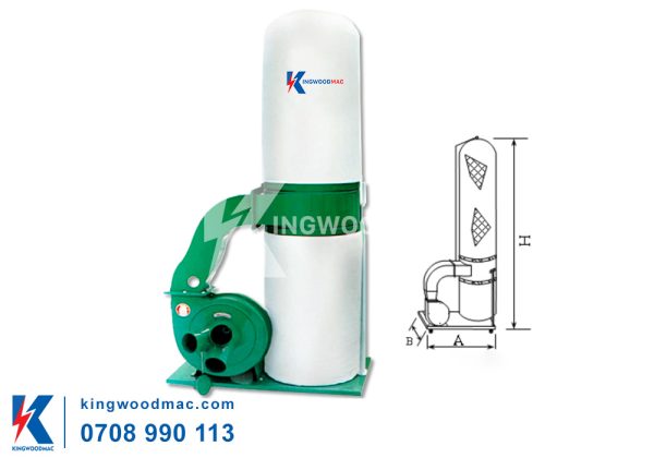 Máy hút bụi túi vải 1HP | LB 1A