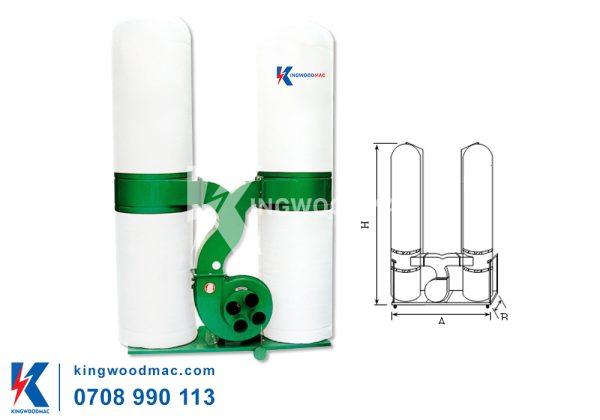 Máy hút bụi túi vải 3HP - LB 3A | Kingwoodmac