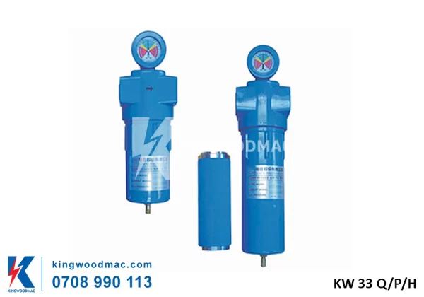 Phin lọc khí 3.3 Nm3/phút - KW 33Q/P/H | kingwoodmac
