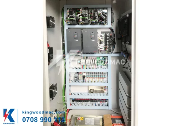 MÁY LÀM MỘNG TRUNG TÂM CNC - KW T4X3 3500 Tủ điện máy làm mộng trung tâm cnc | kingwoodmac