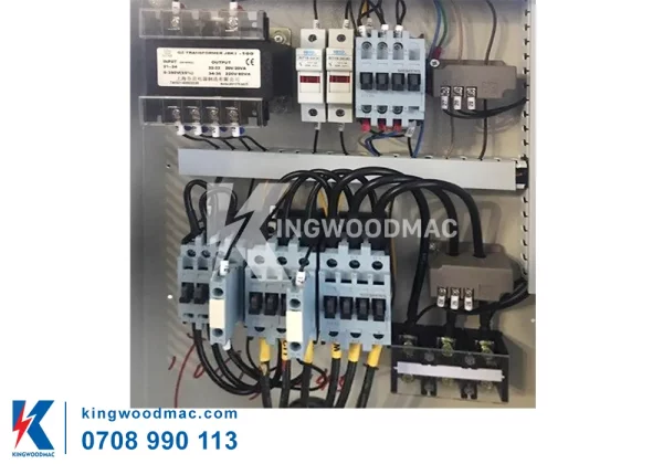 MÁY NÉN KHÍ TRỤC VÍT 40HP - KW 40A Tủ điện máy nén khí trục vít 40hp | kingwoodmac