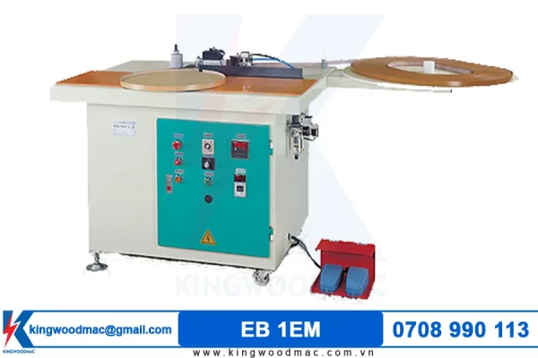 Máy dán cạnh cong bán tự động - EB 1EM | Kingwoodmac