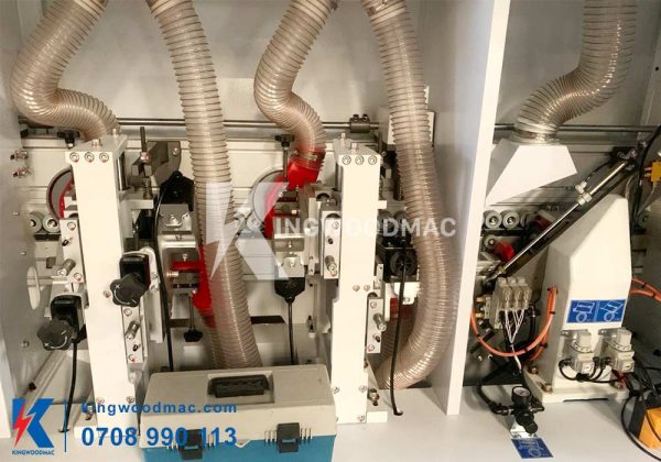 Cụm cắt đầu đuôi máy dán cạnh tự động bo góc - KWBL 450DJ | Kingwoodmac