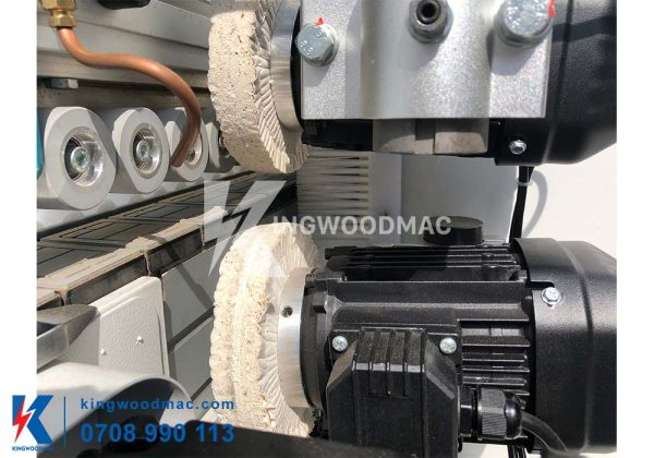 Cụm đánh bóng máy dán cạnh nghiêng tải nặng tự động - KWBL 450DTH | Kingwoodmac