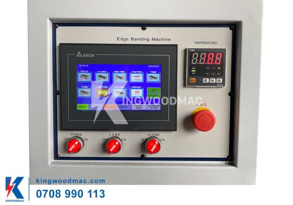 Màn hình điều khiển máy dán cạnh tự động bo góc - KWBL 450DJ | Kingwoodmac