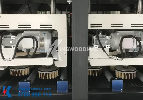 Trục chà nhám đĩa xoay máy chà nhám chổi thùng 9 trục | Kingwoodmac