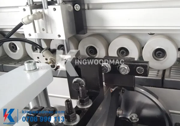 Cụm cạo keo máy dán cạnh nghiêng tự động full chức năng | Kingwoodmac