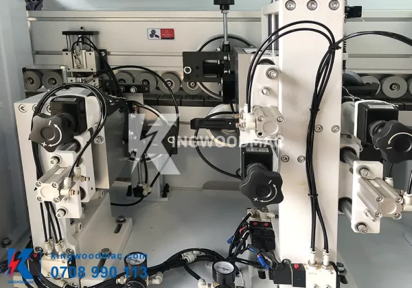 Cụm cạo keo máy dán cạnh thẳng nghiêng tự động | Kingwoodmac