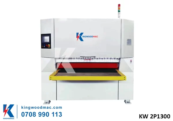 Máy chà nhám băng CNC khổ 1300mm - KW 2P1300 | Kingwoodmac
