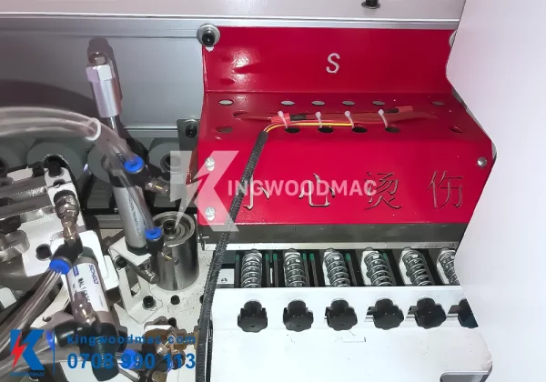 Cụm đèn sấy nẹp máy dán cạnh tự động chữ J C L | Kingwoodmac