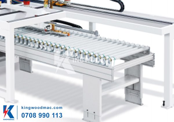 MÁY KHOAN 6 MẶT VÁN CNC - KW 612HZ Đưa phôi tự động máy khoan 6 mặt ván cnc | Kingwoodmac