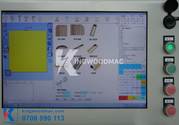 Màn hình điều khiển máy khoan CNC đa năng 6 trong 1 | Kingwoodmac