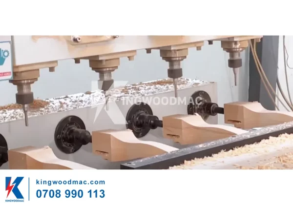 MÁY PHAY CNC 8 TRỤC 32 DAO ĐA NĂNG - MRS8x4SE S1200S Máy phay cnc 8 trục 32 dao đa năng xẻ rãnh | Kingwoodmac